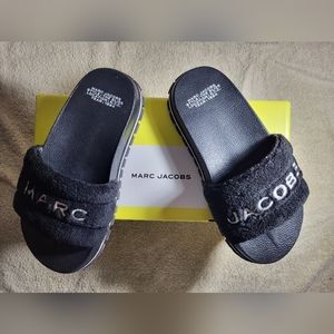 Size 7 Black Marc Jacobs Slides